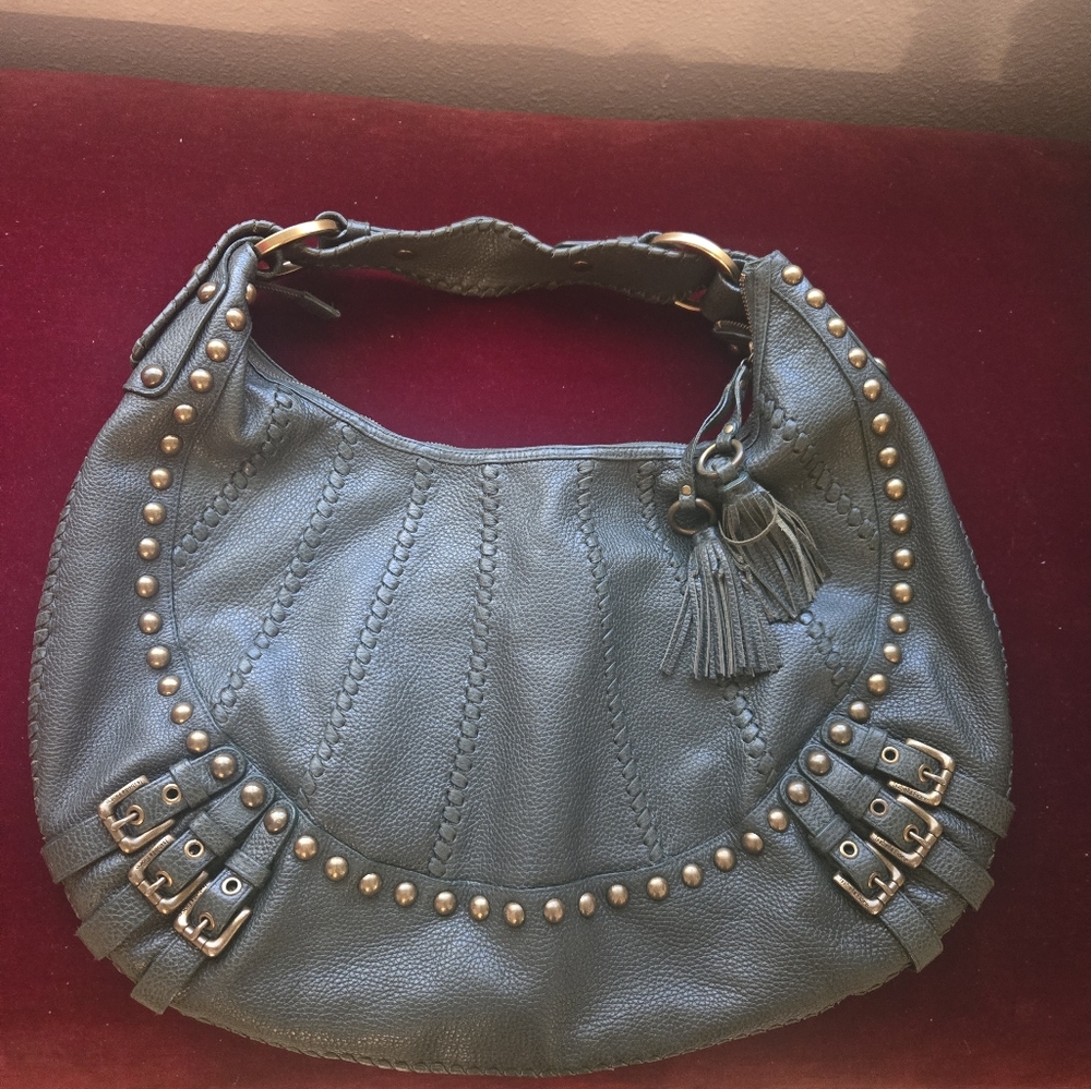 Authentic DESIGNER Isabella FIORE Large Hobo Handbag/purse.